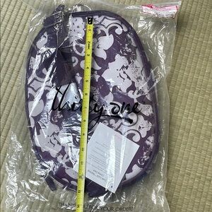 Thirty-One Purple and White Family Fun Thermal Bag
